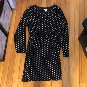 J. Crew polka dot dress size 4